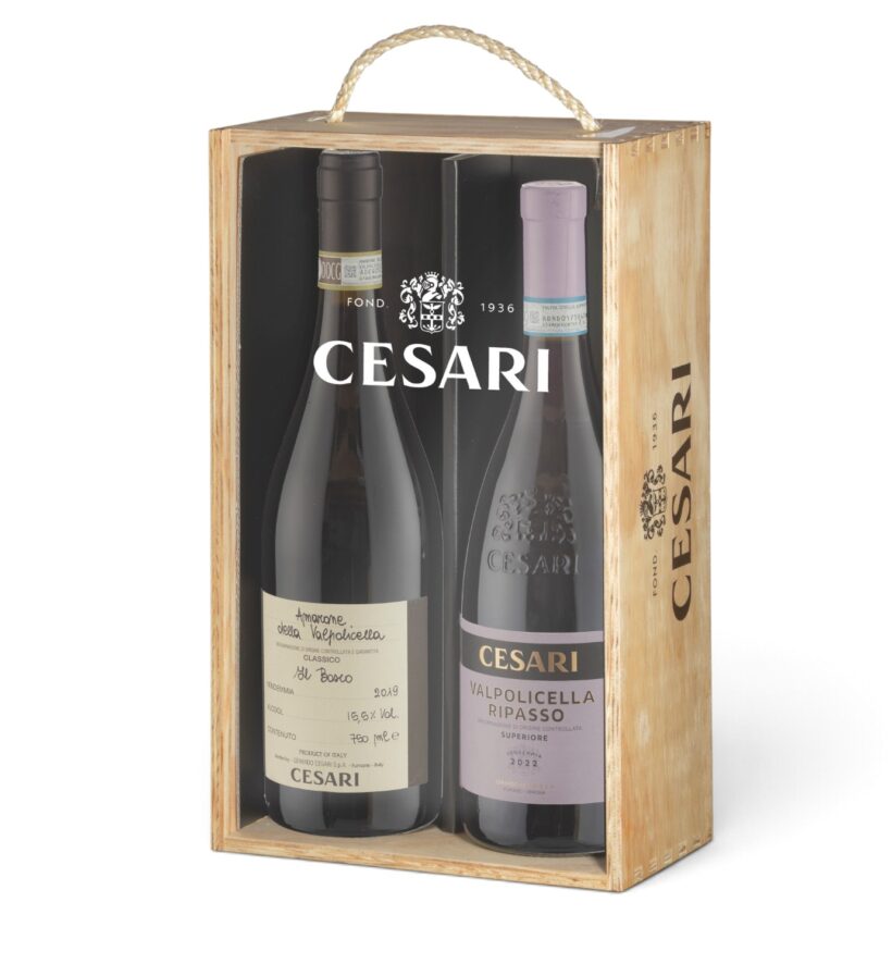 62 Cassetta 2 bottiglie Cesari 62 Cassetta 2 bottiglie Cesari